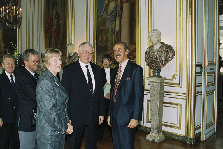 Fotografi 38: 40th anniversary of the foundation of the European Coal and Steel Community (ECSC) - Reception at the Rohan Palace in Strasbourg