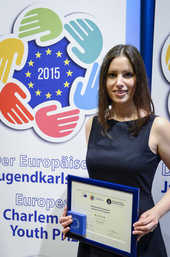 Fotografia 19: European Charlemagne Youth Prize 2015. Award ceremony in Aachen