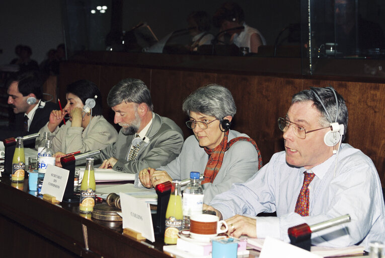 Fotografija 26: Meeting at the EP in Brussels