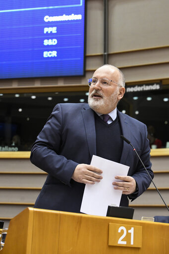 Billede 21: Plenary session  - Week 09 2018 in Brussels - European Council informal meeting of 23 February 2018: MEPs debate