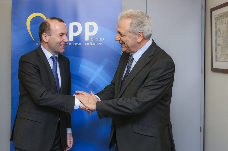 Manfred WEBER meets with Dimitris AVRAMOPOULOS