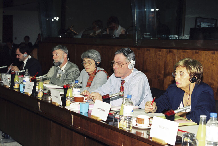 Fotografija 24: Meeting at the EP in Brussels