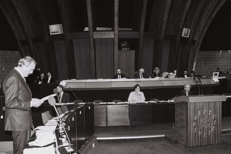 Fotografie 10: Plenary session in Strasbourg - Presentation of the annual report of the European Court of Auditors