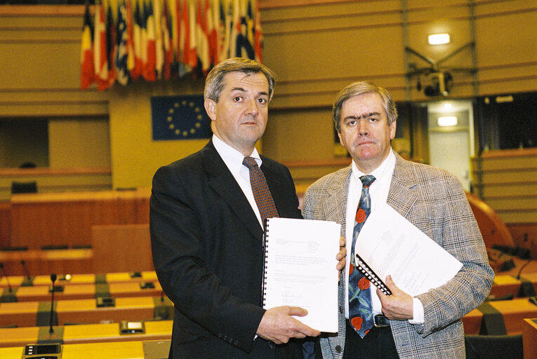 Photo 2: Meeting in the European Parliament