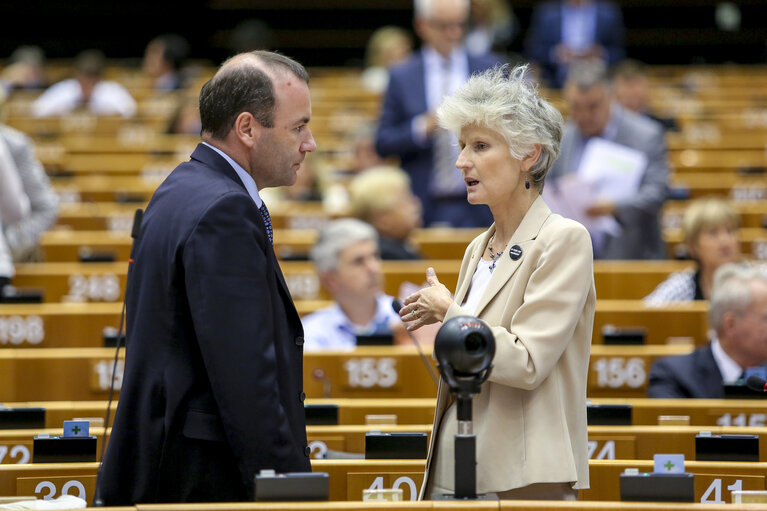 Fotografi 33: Plenary Session week 38 2015 in Brussels: Debate - Decision adopted on 15 July 2015 on the energy summer package - Commission statement