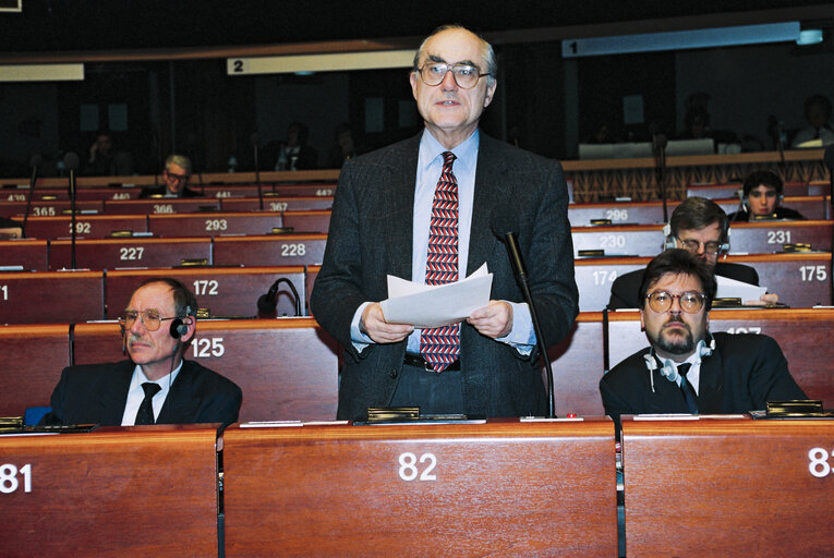 Fotografie 2: Plenary session in Strasbourg - Presentation of the annual report of the European Court of Auditors