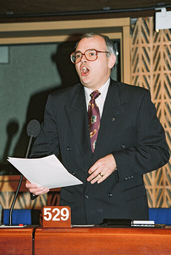 Plenary session in Strasbourg