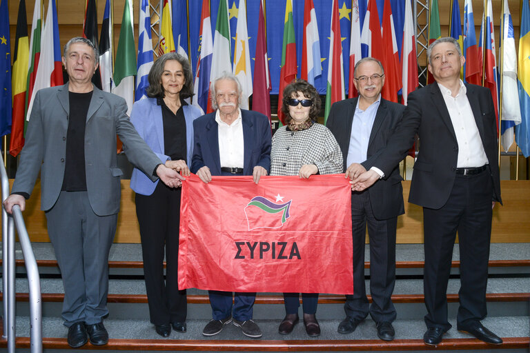 Photo 1: SYRIZA MEPs in Strasbourg