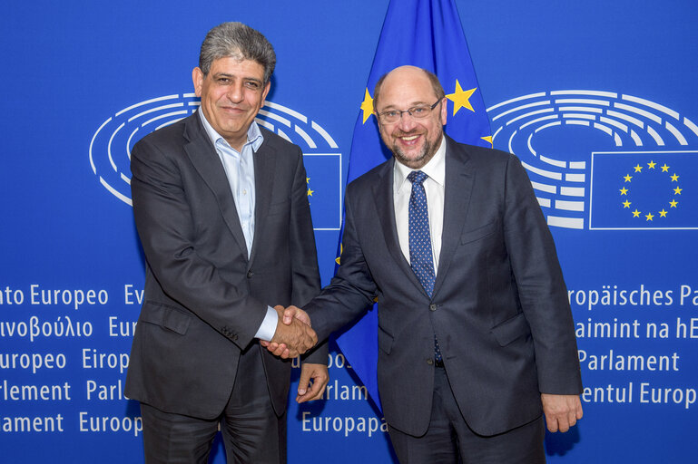 Zdjęcie 2: Martin SCHULZ - EP President meets with MEP Neoklis SYLIKIOTIS