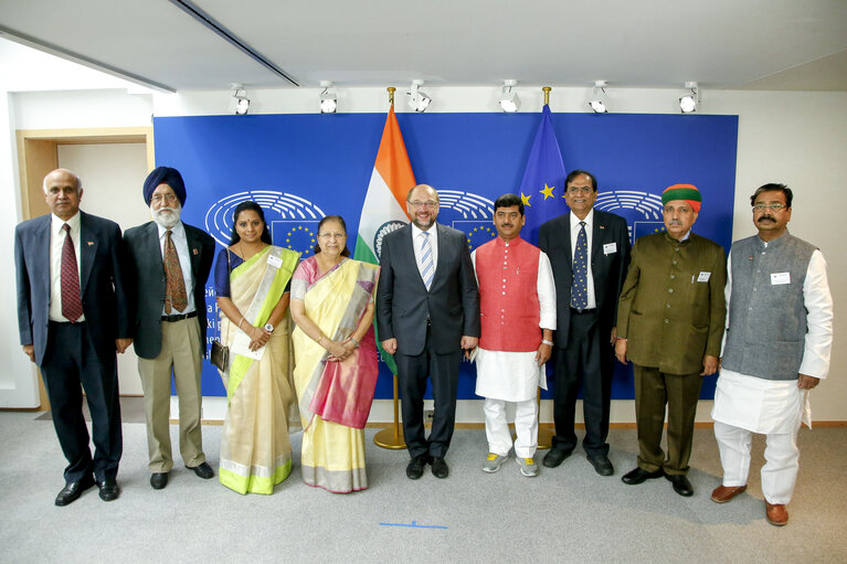 Снимка 1: Visit of the Speaker of Lok Sabha - Indian Congress to the European Parliament in Brussels