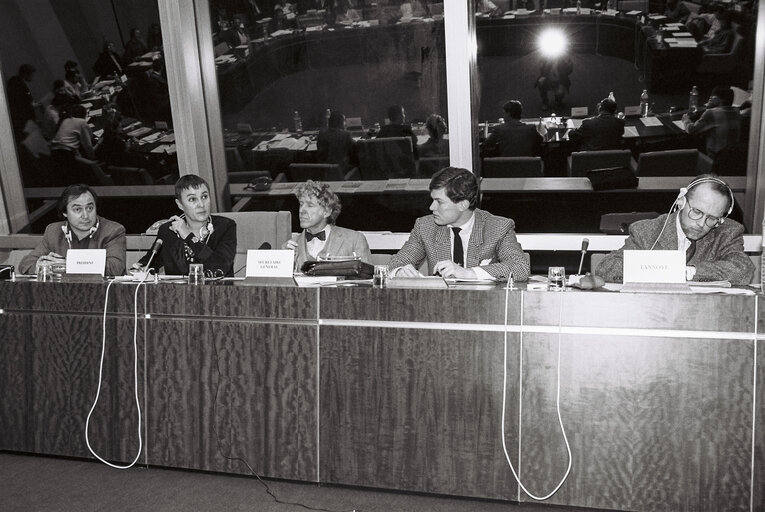 Fotogrāfija 5: GREEN Meeting with Head of the Earth Policy Institute Lester BROWN in Strasbourg