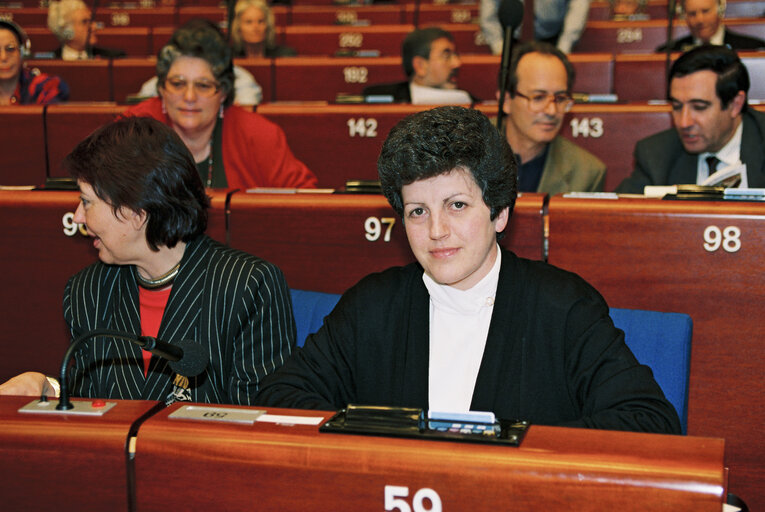 Plenary session in Strasbourg