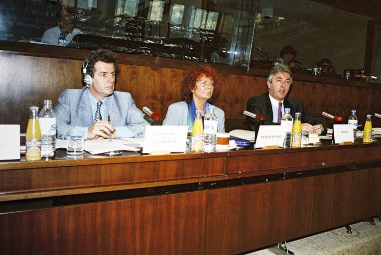 Suriet 3: ECON Committee Meeting at the European Parliament in Strasbourg