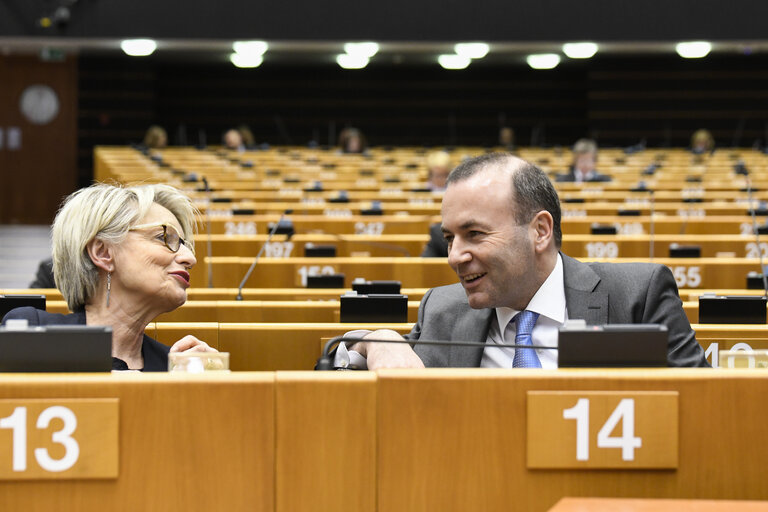 Billede 15: Plenary session  - Week 09 2018 in Brussels - European Council informal meeting of 23 February 2018: MEPs debate