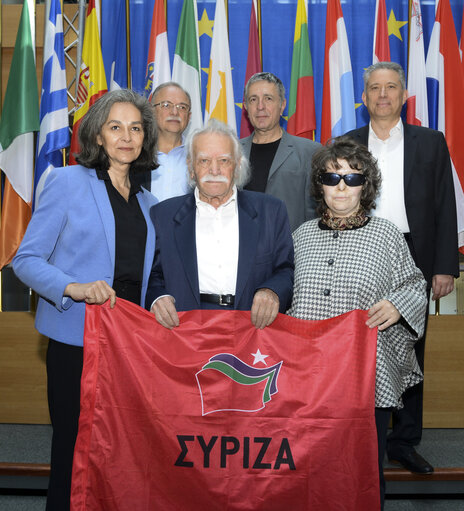 SYRIZA MEPs in Strasbourg