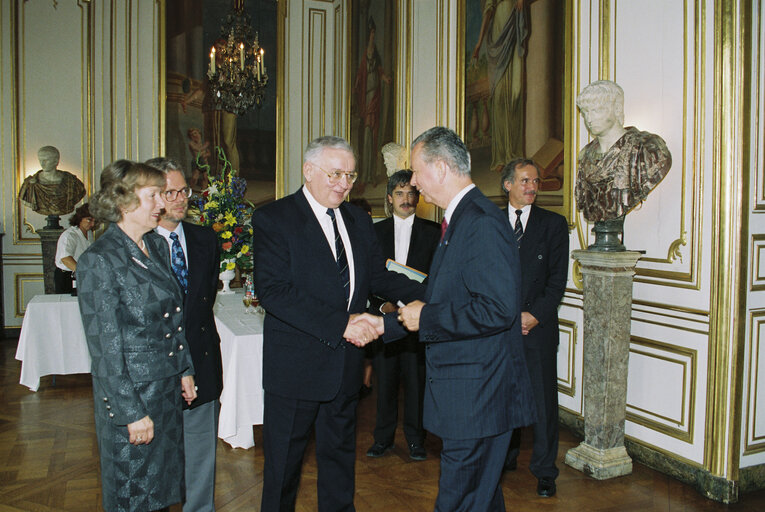 Fotografi 44: 40th anniversary of the foundation of the European Coal and Steel Community (ECSC) - Reception at the Rohan Palace in Strasbourg