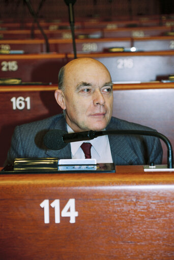 Plenary session in Strasbourg