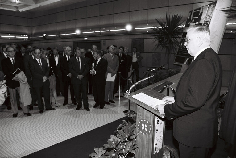 Fotografi 3: 40th anniversary of the foundation of the European Coal and Steel Community (ECSC) - Exhibition unveiling