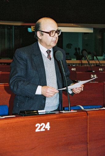 Plenary session in Strasbourg