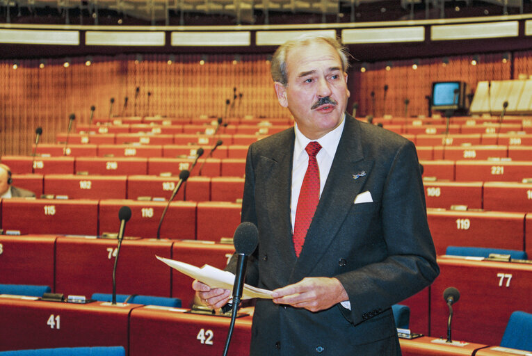 Fotografie 4: Plenary session in Strasbourg - Presentation of the annual report of the European Court of Auditors