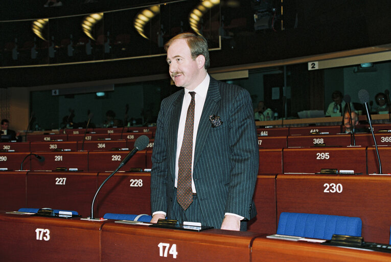 Plenary session in Strasbourg