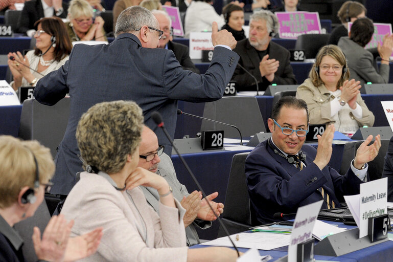 Foto 17: Plenary Session week 21 2015 in strasbourg - European Agenda on Migration  Council and Commission statements