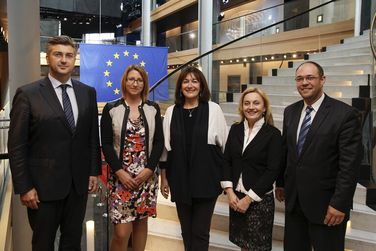 Foto 34: Meeting of the Croatian Delegation in the European Parliament - Session of the Paneuropean Working Group of the European People's Party on the Topic of the 'Two years membership of Croatia'