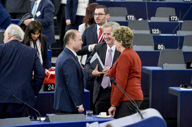 Photo 19: Plenary session Week 3 2017 in Strasbourg - Election of the Vice-Presidents of Parliament