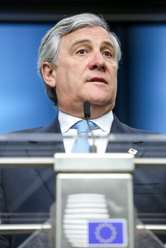 Photo 19 : Special European Council meeting ( Article 50 )- Press Conference