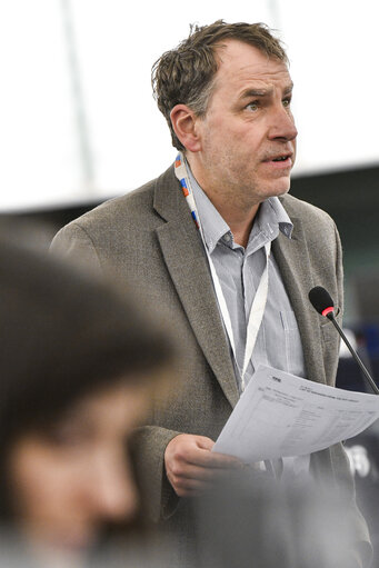 Foto 2: Plenary session week 14 2017 in Strasbourg- Explanations of votes on the negotiations with the United Kingdom following its notification that it intends to withdraw from the European Union