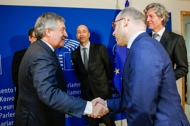 Foto 7: Antonio TAJANI - EP President meets with a delegation of the European Club Association (ECA)