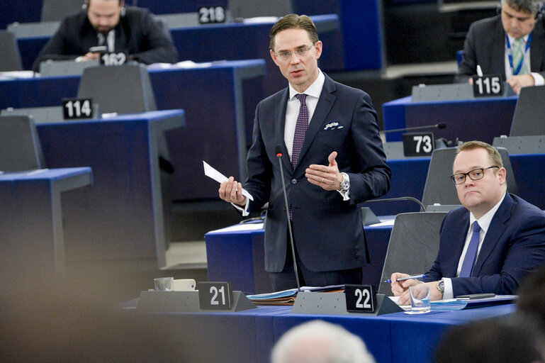 Photo 24: Plenary session Week 3 2017 in Strasbourg - Election of the Vice-Presidents of Parliament