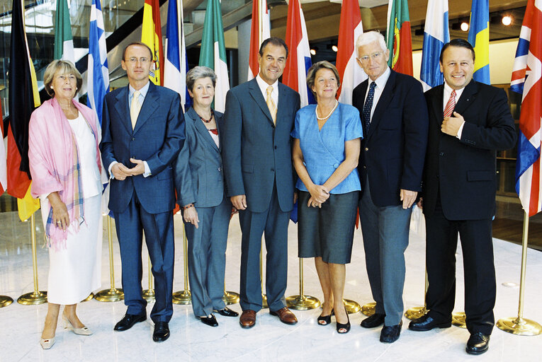 Foto 1: Group picture of Austrian MEPs of the EPP group