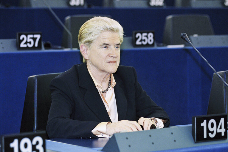 Fotografia 11: MEP Colette FLESCH at the European Parliament in Strasbourg