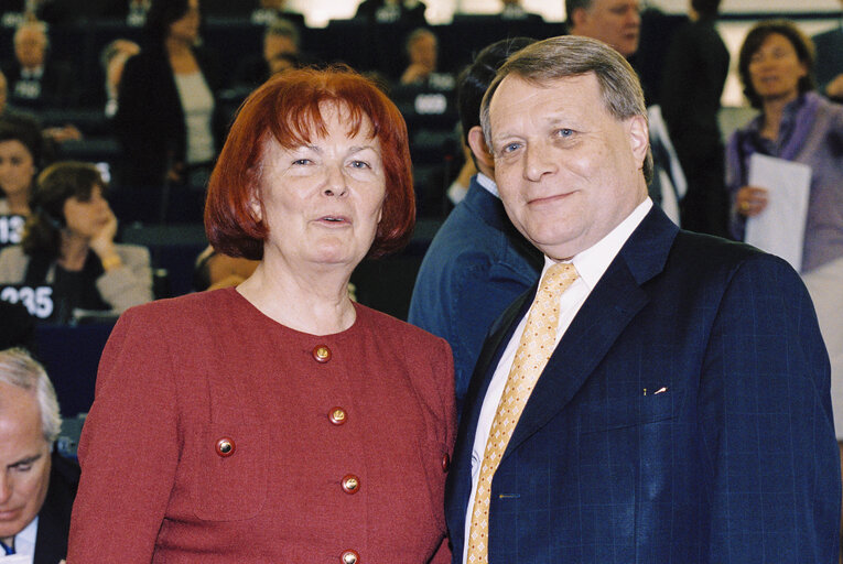 Nuotrauka 2: Portrait of Mep's during the plenary session at the European Parliament in Strasbourg