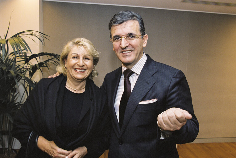 Valokuva 15: Reception for President of Serbia-Montenegro at the European Parliament in Strasbourg