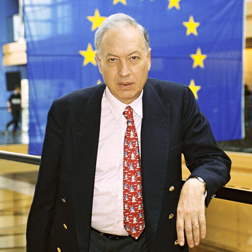 Fotagrafa 2: Portrait of Mep Jose Manuel GARCIA-MARGALLO Y MARFIL at the European Parliament in Strasbourg