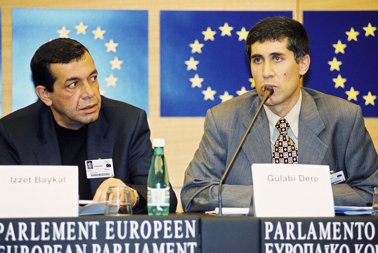 Fotografie 2: Press conference in Strasbourg on the Kurdish Issue