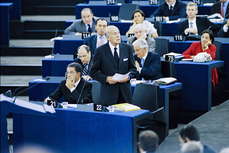 Foto 17: Plenary session in Strasbourg - Debate on the outcome of the European Convention on the Future of the European Union