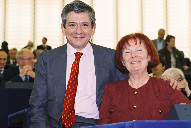 Nuotrauka 3: Portrait of Mep's during the plenary session at the European Parliament in Strasbourg