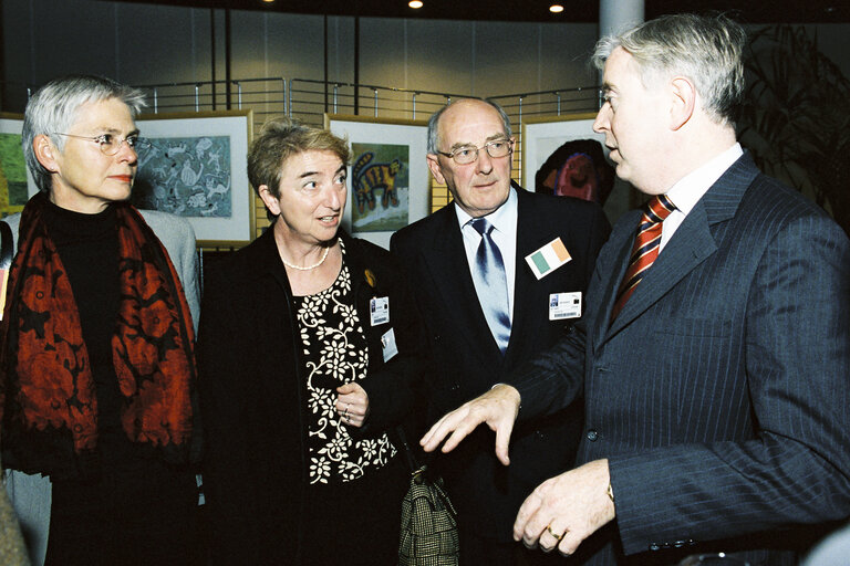 Fotografija 3: Exhibition on Moi, bleu et vous, contre la discrimination at the European Parliament in Strasbourg.