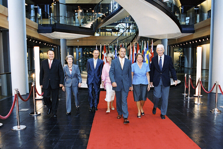 Foto 13: Group picture of the Austrian MEPs of the EPP group