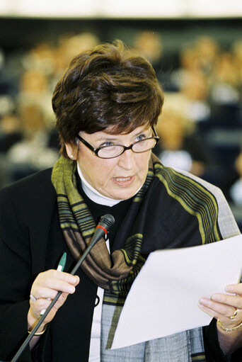 Fotografija 2: Miet SMET during the plenary session at the European Parliament in Strasbourg