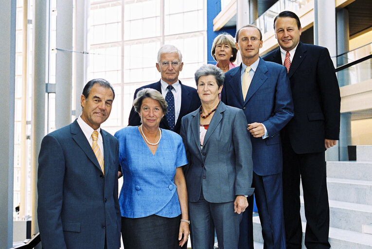 Foto 12: Group picture of the Austrian MEPs of the EPP group