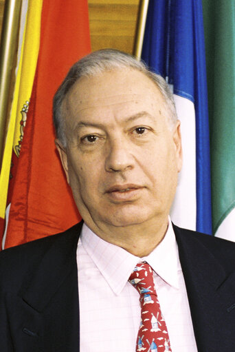 Fotagrafa 3: Portrait of Mep Jose Manuel GARCIA-MARGALLO Y MARFIL at the European Parliament in Strasbourg