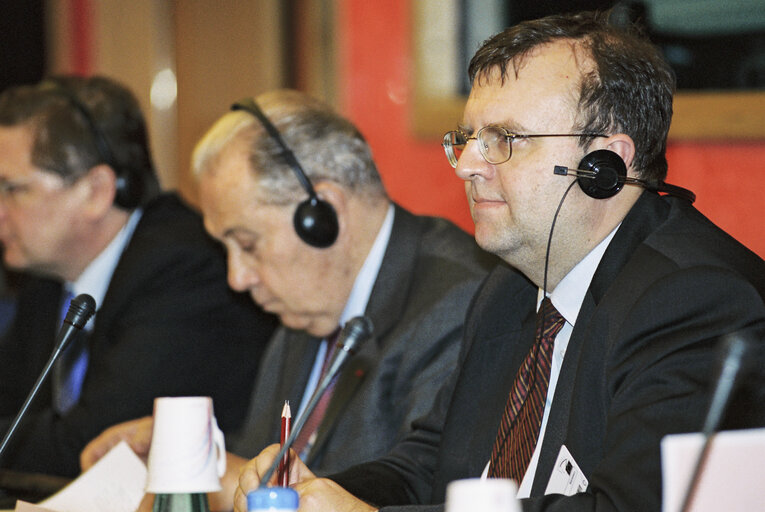 Meeting at the European Parliament in Strasbourg