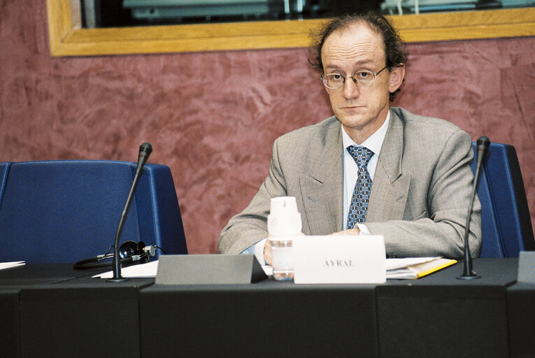 Meeting at the European Parliament in Strasbourg