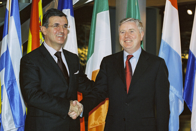 Valokuva 4: Pat COX - EP President meets with Svetozar MAROVIC, President of Serbia and Montenegro