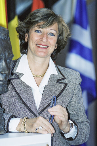 Suriet 8: MEP Jacqueline ROUSSEAUX at the European Parliament in Strasbourg