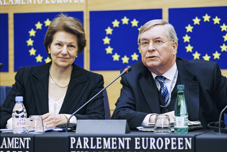 Valokuva 4: Press Conference at the European Parliament in Strasbourg